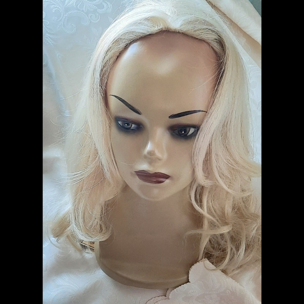 Long Blond Wig Kanekalon